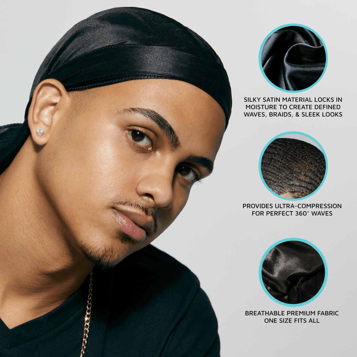 black girl and men durags