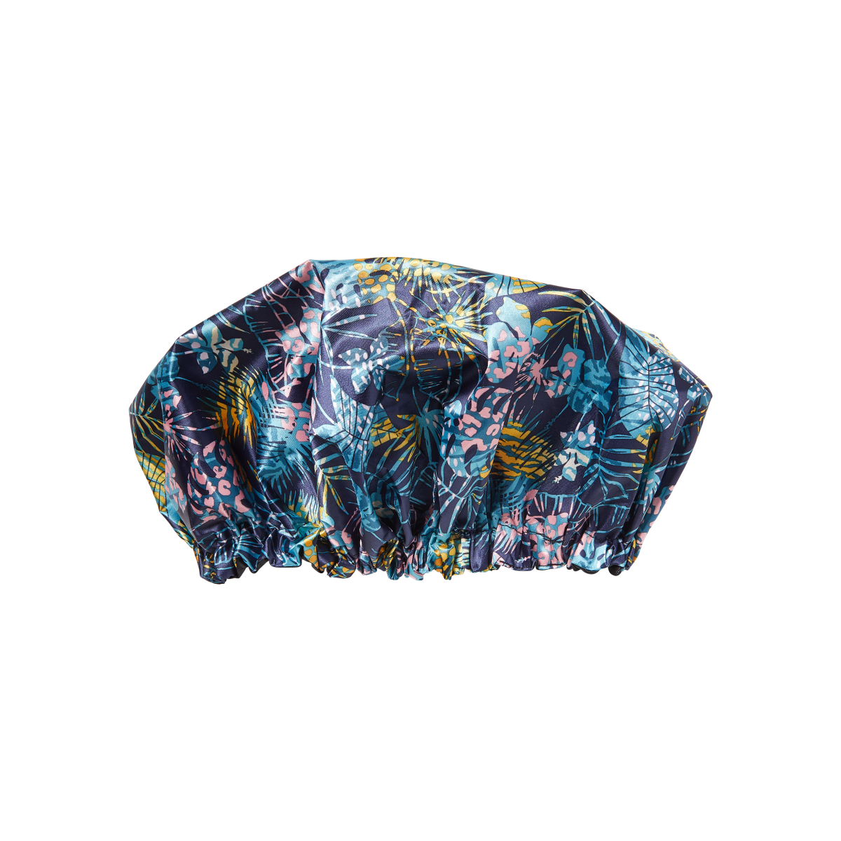 KISS Colors &amp; Care Silky Satin Reversible Shower Cap - Tropical, X-Large