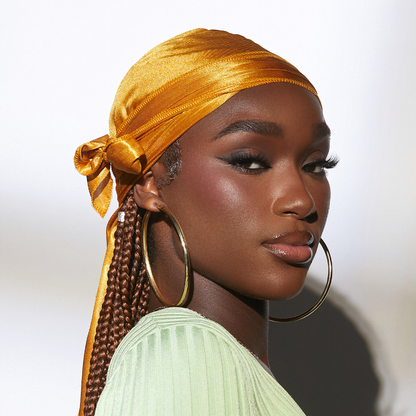 KISS Colors &amp; Care Power Wave Silky Satin Durag - Gold