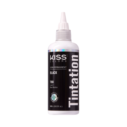 KISS Colors &amp; Care Tintation Semi-Permanent Color - Black